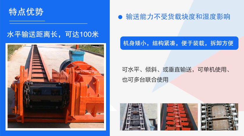 可多點進料、多點卸料、能反向運行，機殼密封性好，無粉塵污染