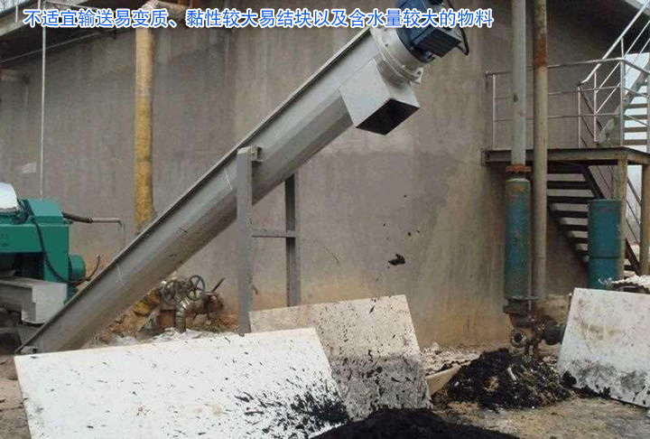 U型螺旋輸送機(jī)主要用于輸送小顆粒狀、粉狀、小塊狀物料，不適宜輸送易變質(zhì)、黏性較大易結(jié)塊以及含水量較大的物料。